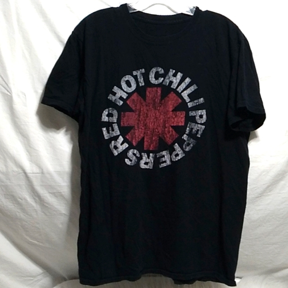 SALE! Red Hot Chili Peppers Shirt W Couple Flaws Sz.L